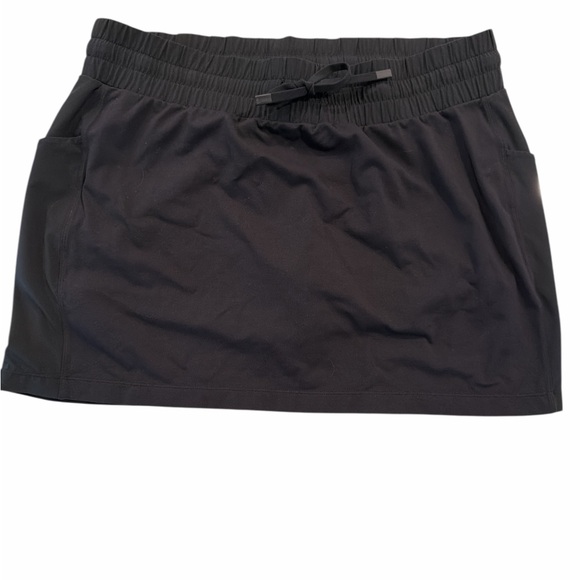 Athleta Excursion Hybrid Skort Skirt Black Style #405667 Size Large - Picture 8 of 8